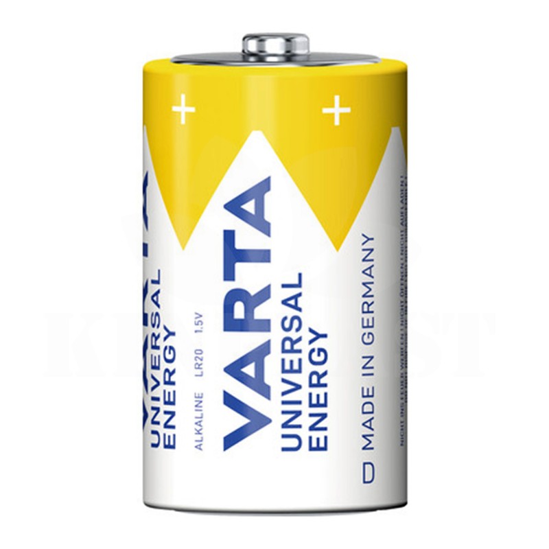 Baterie Varta D LR20, 1,5V, Mono, 4 kusy, Energy universal, alkalické, vyvinuté speciálně pro běžné použití