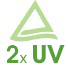 2x UV filtr na zasklení